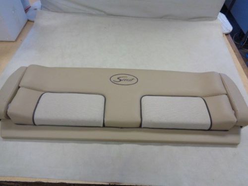 Scout backrest cushion w / armrests 45" x 15" x 4 beige / brown marine boat