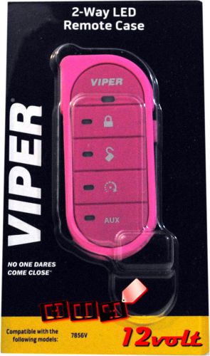 Viper 87856vp pink 2-way led candy case for 7856v remote control