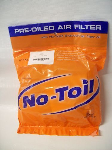 No-toil ktm lc 50 pre-oiled air filter 1501