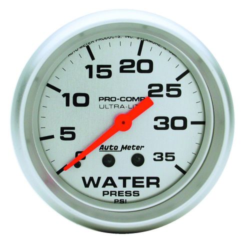 Auto meter 4407 ultra-lite; mechanical water pressure gauge