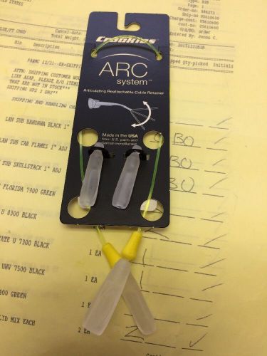 Croakies nwt arc system yellow 14"