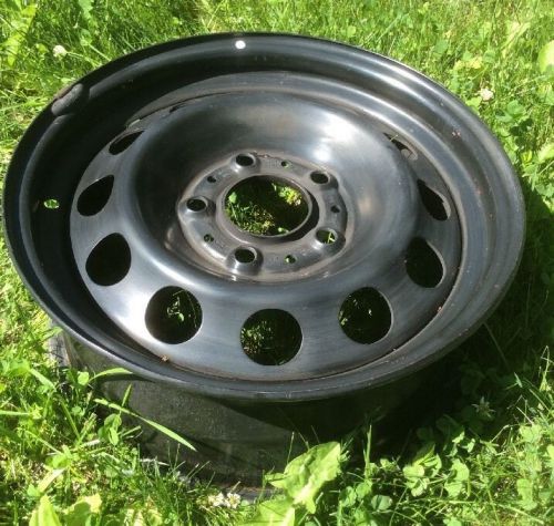 Bmw  original stock black steel wheel rim