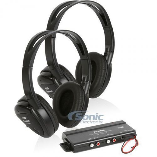 New! farenheit hp-902rft 900 mz folding wireless rf stereo headphones