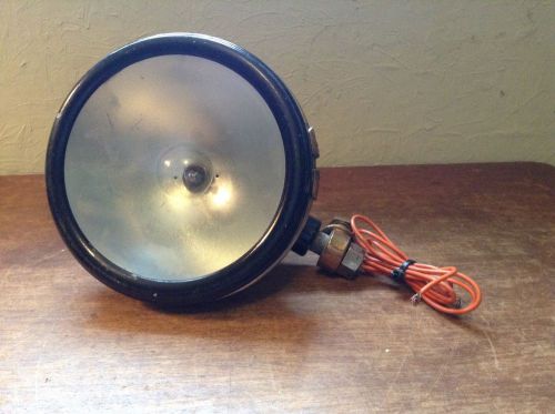 Vintage s &amp; m lamp no. 70 old search spot light lamp clear glass 4 7/8&#034; antique