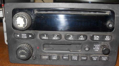 03 04 05 silverado 1500 audio equipment am-fm-stereo-cassette-cd player opt ub1