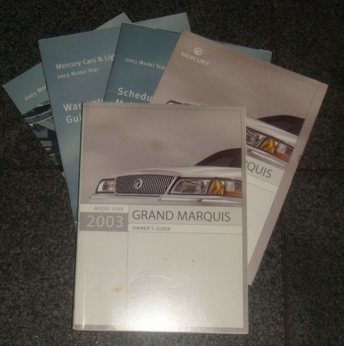 2003 mercury grand marquis owner's manual