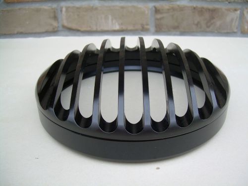 5 3/4" harley davidson 883 headlight 5.75 inch black grill  rat rods motorcycle