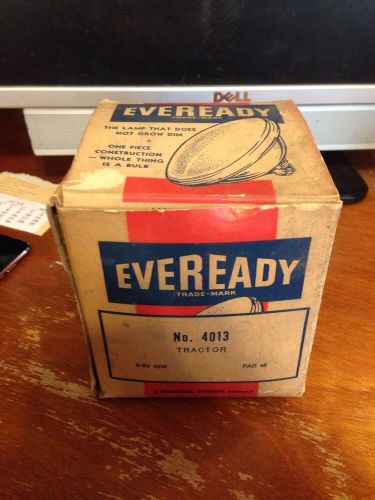Vintage eveready tractor light nos 4013