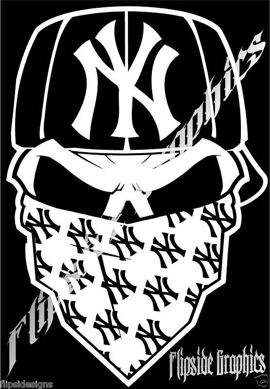  new york yankees custom windows cars trucks graphics bumper stickers decal 