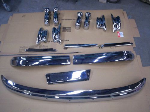 1948 lincoln continental show quality front and rear bumpers