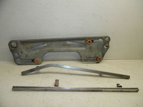 63 64 65 plymouth dodge left rear door window glass regulator channel guide pan