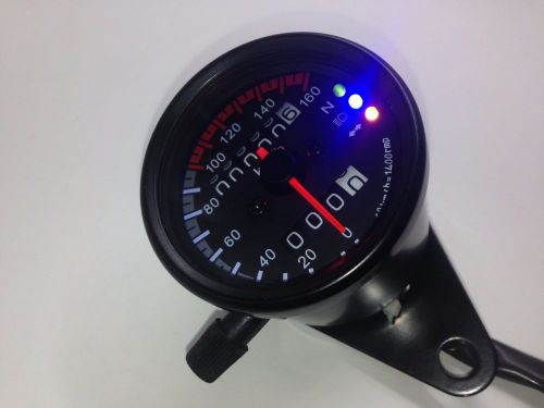 Universal backlight signal motorbike motorcycle odometer kmh speedometer gauge