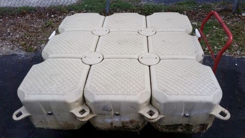 Jet dock 5' x 5' mini dock 9 blocks with 2 cleats