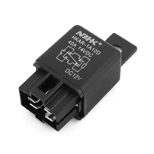 Uxcell® dc 12v 40a 4 terminal spdt relay for car
