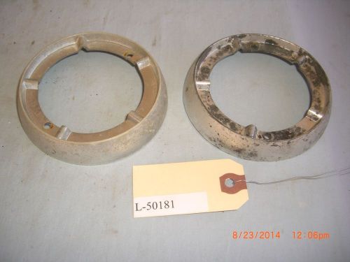 1967-1970 ford  mustang and 1960-1964 galaxie dome light bezels (l50181)
