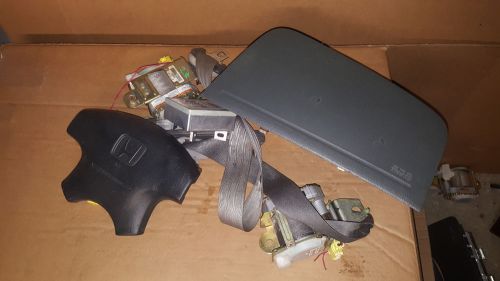 99-01 honda odyssey srs airbag /seatbelt/ module set