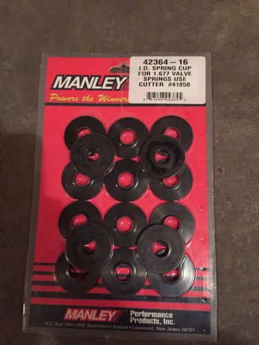 Manley inside valve spring locator 1.660 in od 0.570 in id 16 pc p/n 42364-16