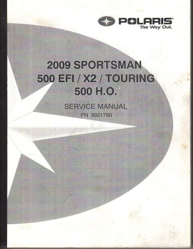 2009 polaris atv sportsman 500 efi/x2/touring  service manual p/n 9921790 (273)
