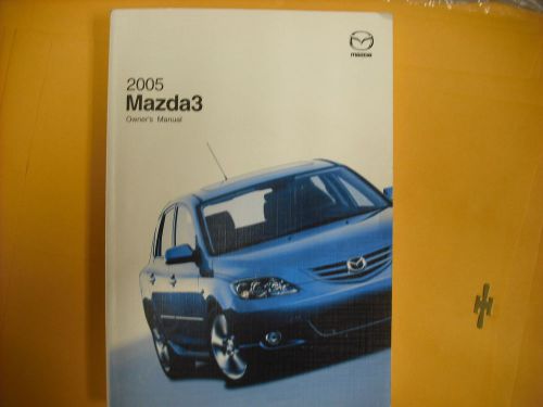 2005 mazda 3 owners manual