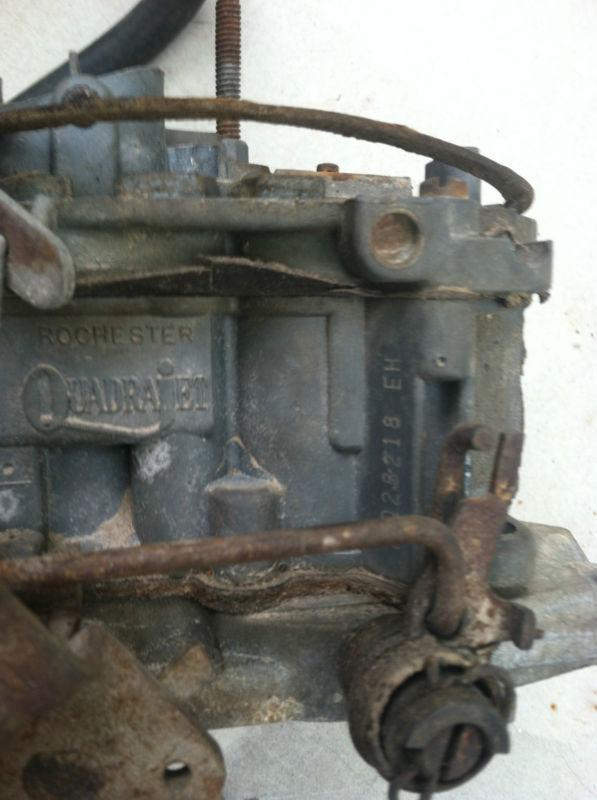1968 Camaro Chevelle Quadrajet Carburetor 7028217 EH 396 350HP 4speed , US $50.00, image 6