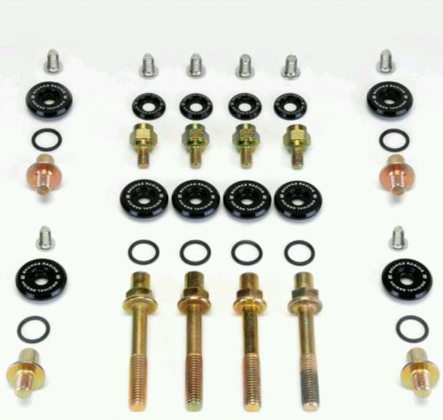 Skunk2 valve cover hardware low profile blue b17a1/b18c1/b18c5/b16a2/b16a3 black