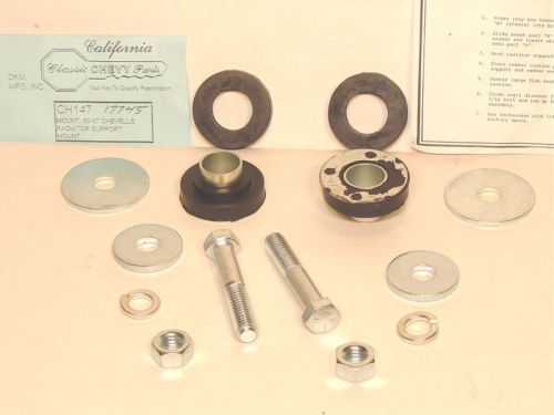 1965-67 chevelle radiator support mount kit w/ hardwear