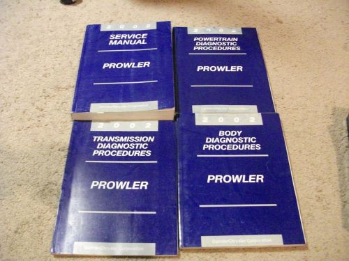2002 plymouth prowler service manual + body powertrain transmission manuals