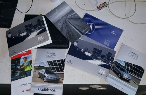 2005 acura rl owners manual with navagation book factory book