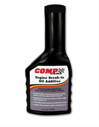 Comp cams 159 motor oil additive engine break-in 12 oz.