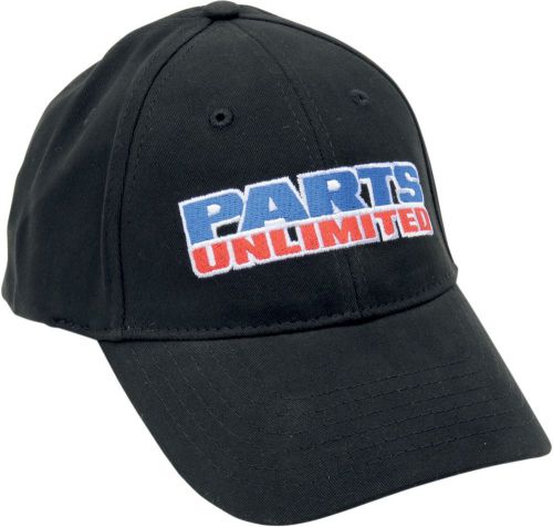Parts unlimited 2501-1112 pu embroidered hat bk s/m