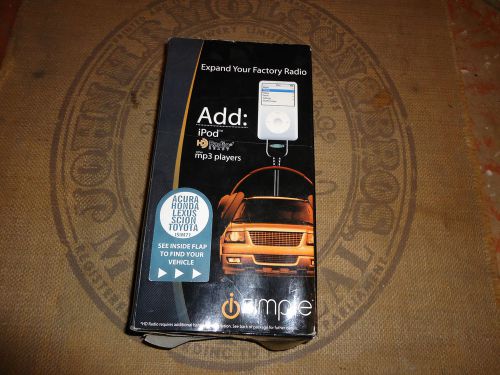 Honda/lexus/toyota - isim71 expand your factory radio by simple isim71