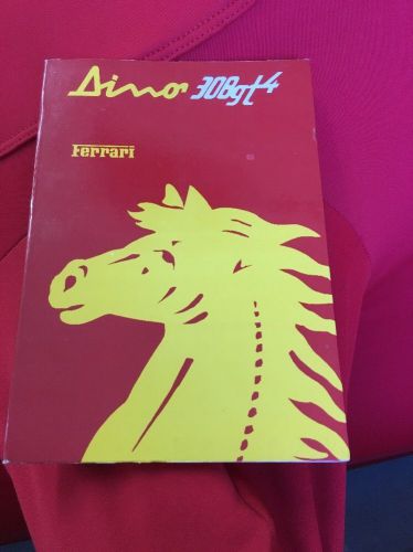 Ferrari 308 gt4 owners manual