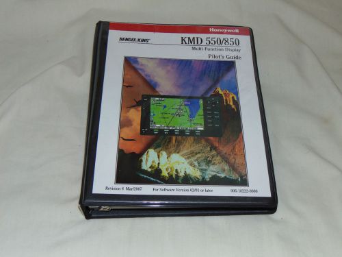 Bendix king kmd 550/850 multi-function display pilot&#039;s guide...