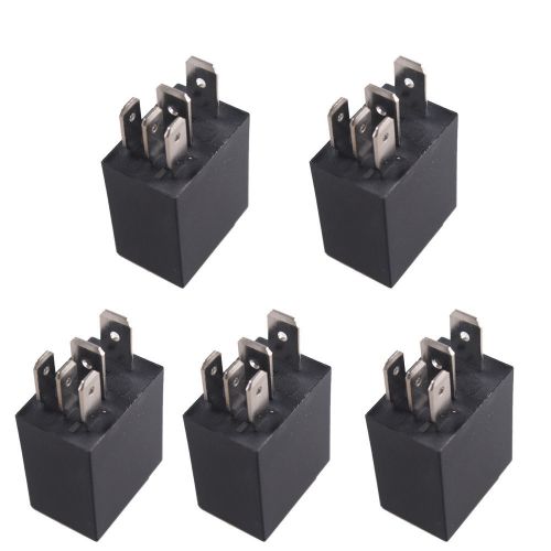 Lot5 car electronics 12v 30a spdt relay for fan fuel pump horn kit 5p sales
