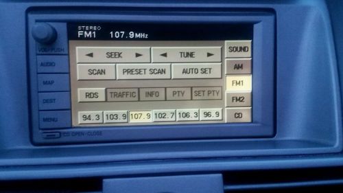 2004 lincoln aviator am fm 6-cd navigation radio