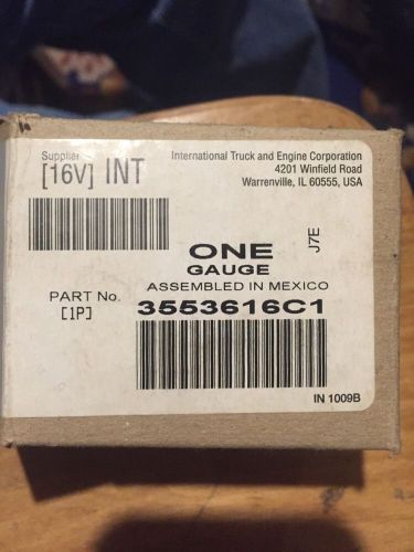 International oil pressure gauge dash pn 3553616c1