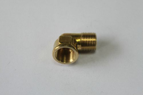 Pack of 150 brass pipe 90 deg 3/8&#034; npt street elbow forged fitting fuel air boat
