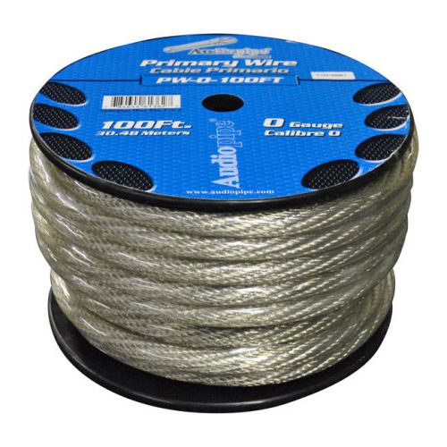 Sell Power Wire 0ga. 100' Silver Audiopipe Pw0100sl Wire in Hicksville