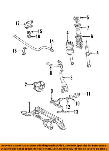 Lexus oem 4862050050 control arm/suspension control arm