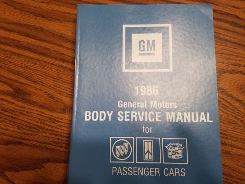 1986 gm passenger car body sevrice manual