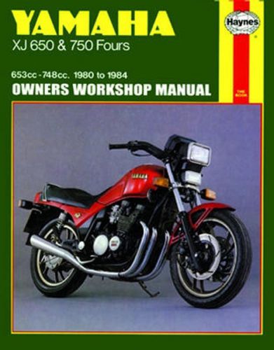 Haynes yamaha xj 650 &amp; 750 fours repair manual (1980-1984) haym738