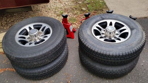 Aluminium trailer wheels and tires