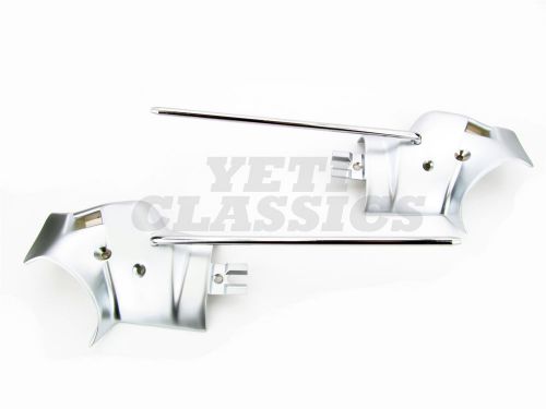 71 72 73 ford mustang sunvisor bracket assembly w/rod, convertible, rh/lh, pair