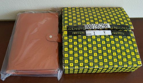 New ferrari schedoni leather owner's manual document wallet 195298. no reserve