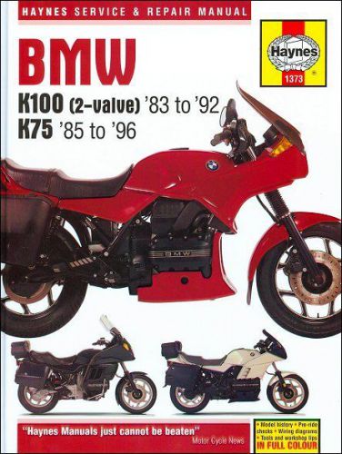 Bmw k75 1985-1996, k100 1983-1992 repair &amp; service manual