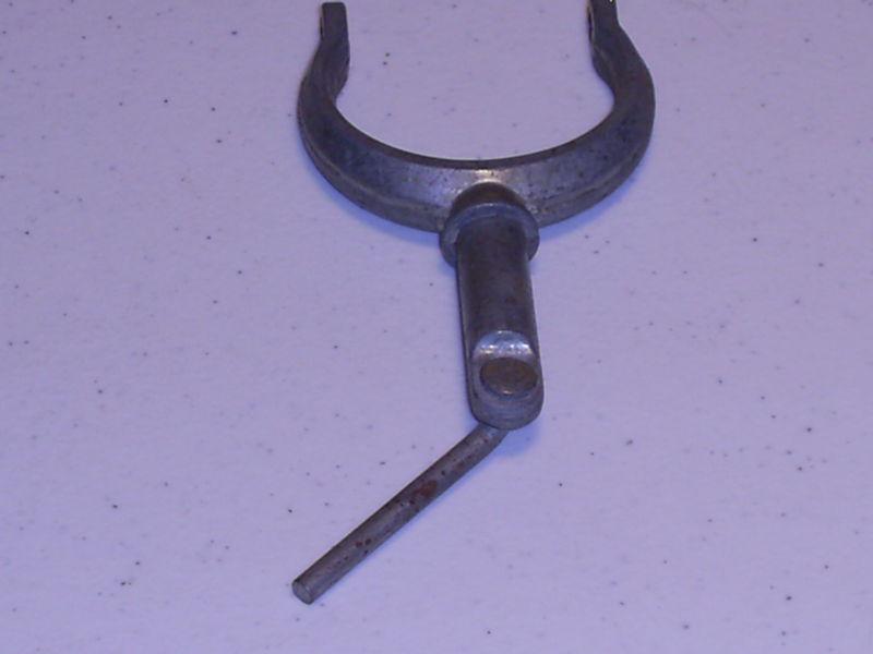 Oar lock for row boat 2 " x 1/2 " shaft - galvanized steel