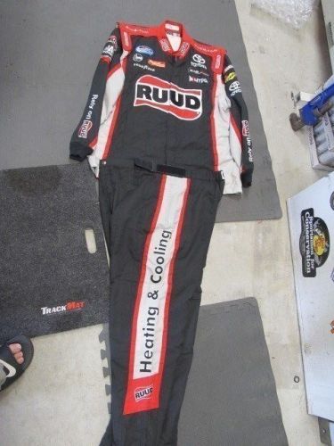 Nascar race used rudd crew fire suit sfi 3-2a/5 nationwide series (#3)
