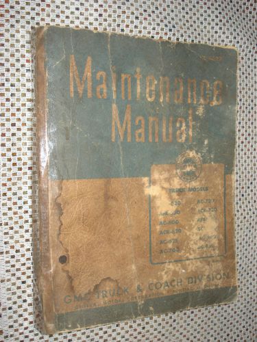 1944 1945 gmc shop manual original rare service book
