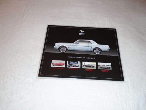 Mustang 50th anniversary lot of 8 picture hero cards, rare!  boss, mach, 2015