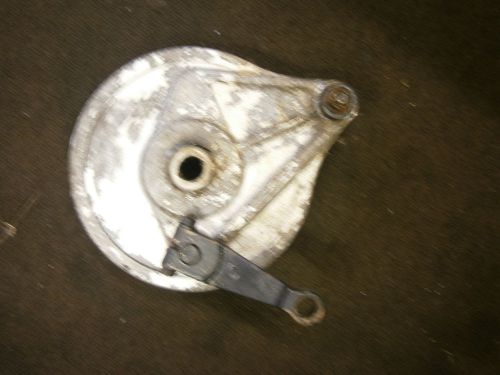 Honda cd250 cd 250 cd250u 1990 90 good working rear drum brake hub shoes &amp; lever